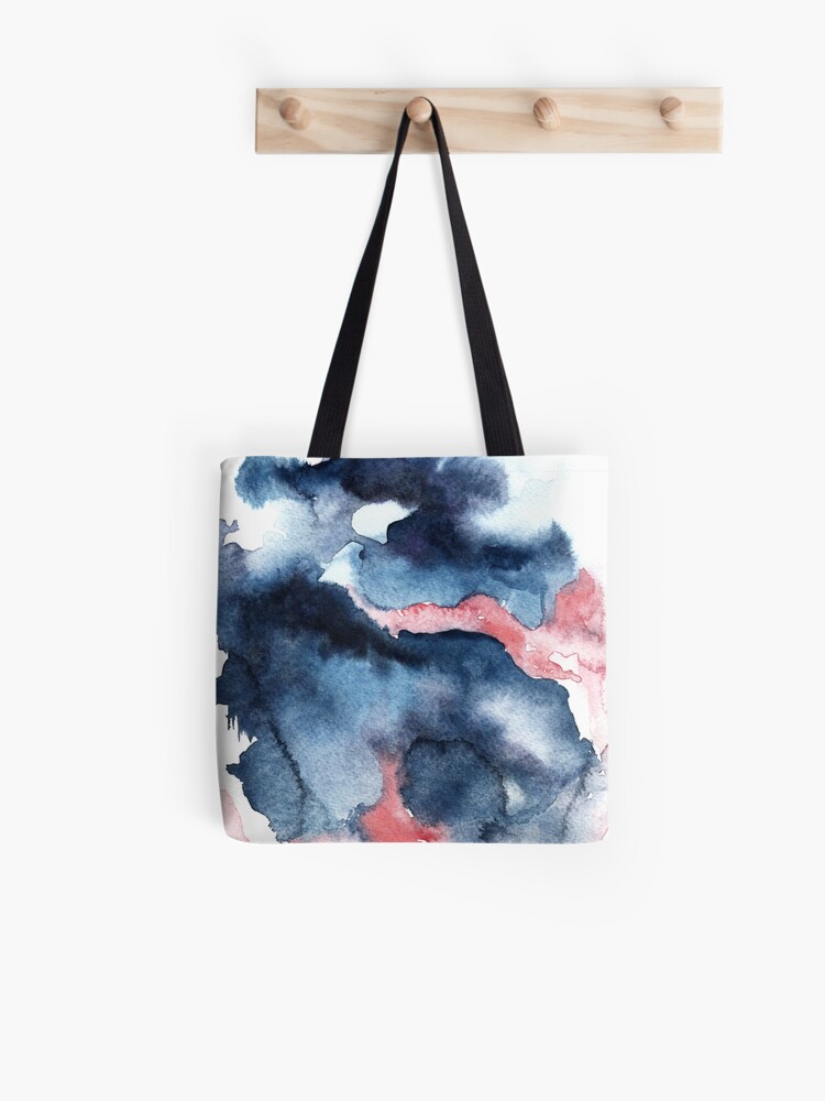 navy and pink bag