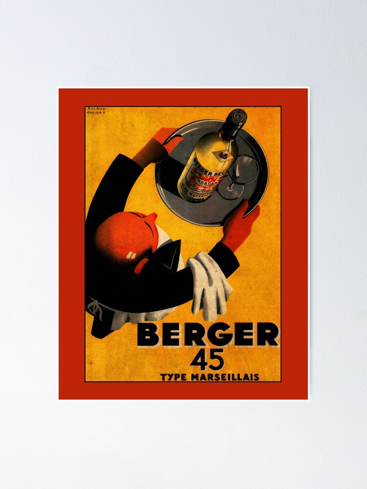 Berger 45 Vintage Advert Sale \