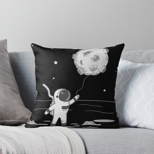 Item preview, Astronaut walking the moon, fantasy, funny, moon balloon, Moon Walking designed and sold by OutLoudDesigns.