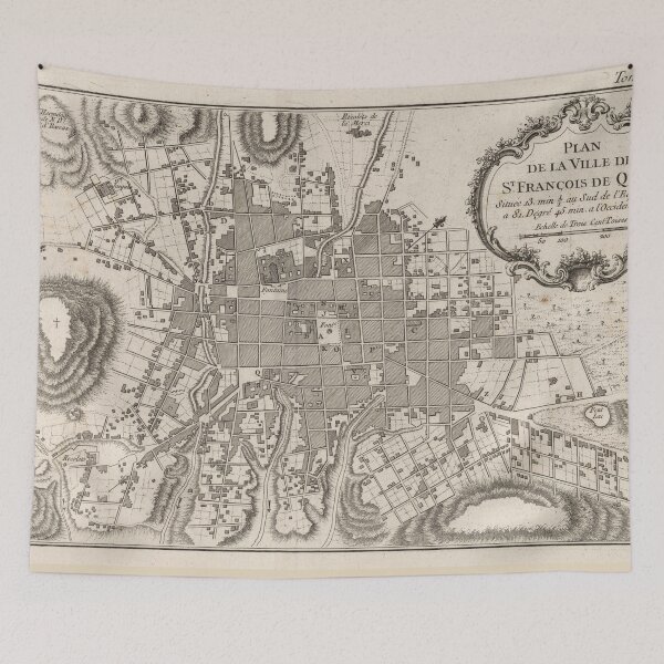 Item preview, Vintage Map of Quito Ecuador (1764) designed and sold by BravuraMedia.