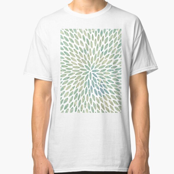 Feuilles vertes T-shirt classique