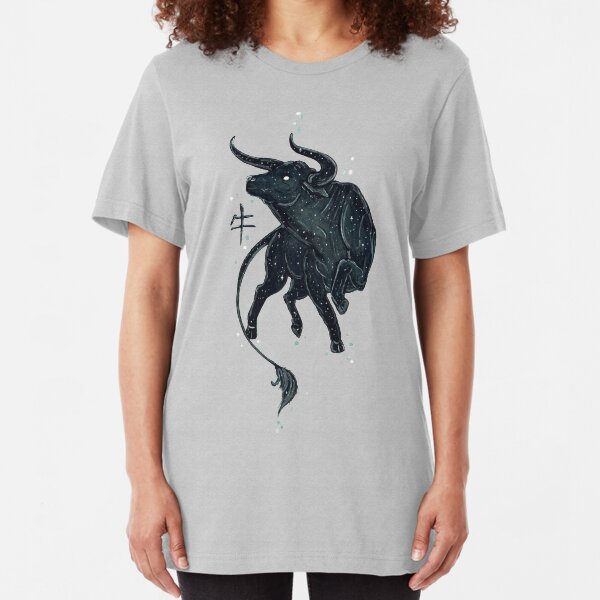 Sternzeichen Büffel/Stier Chinesisch Slim Fit T-Shirt