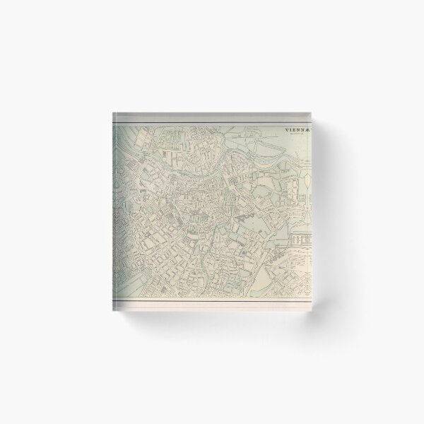 Item preview, Vintage Map of Vienna Austria (1901) designed and sold by BravuraMedia.