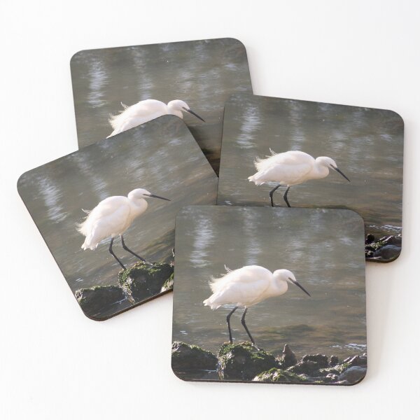 Item preview, White heron bird by the river  designed and sold by Anna Lemos.