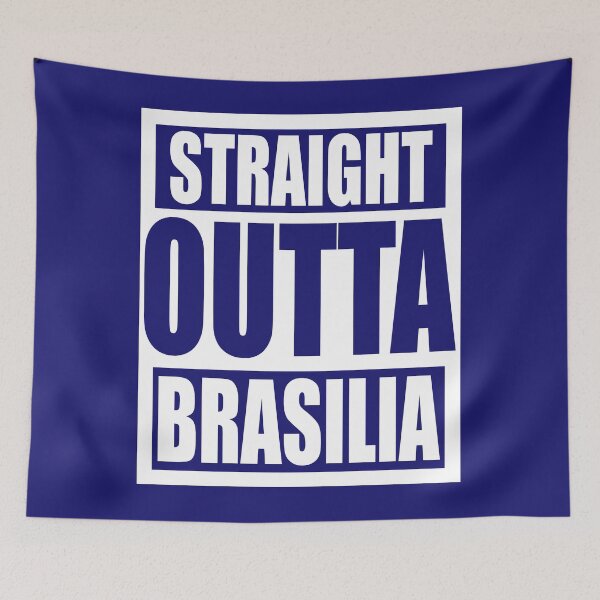 Item preview, Straight Outta Brasilia TShirt designed and sold by Oles Bielienkyi.
