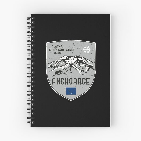 Item preview, Anchorage Mountain Alaska Emblem designed and sold by posay.