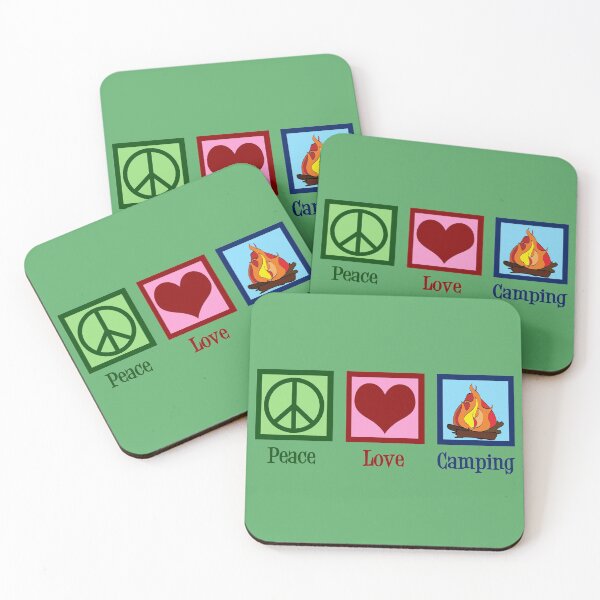 Item preview, Peace Love Camping designed and sold by Epic Love Designs.