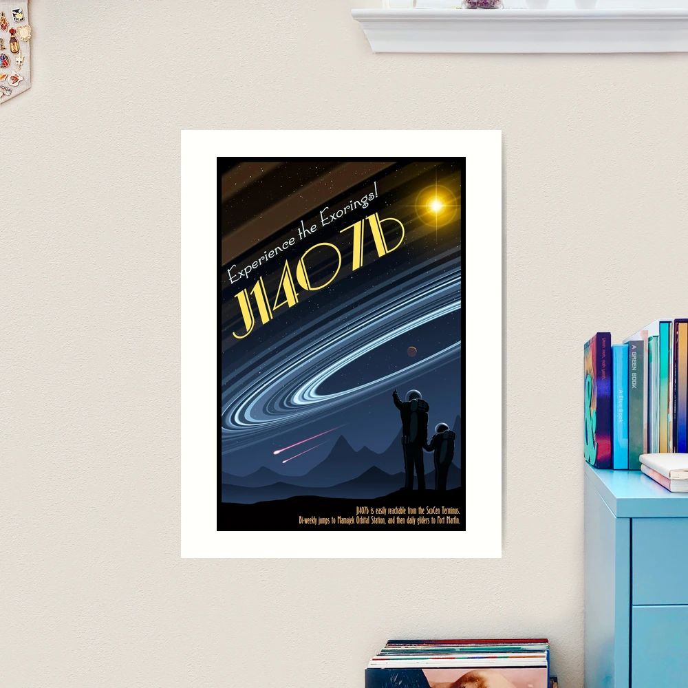 Space Travel Poster J1407b