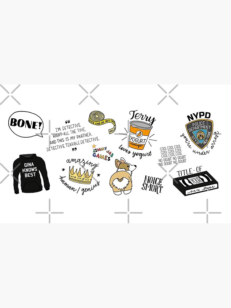 Brooklyn Nine Nine TV Show Art by lettersofjoy