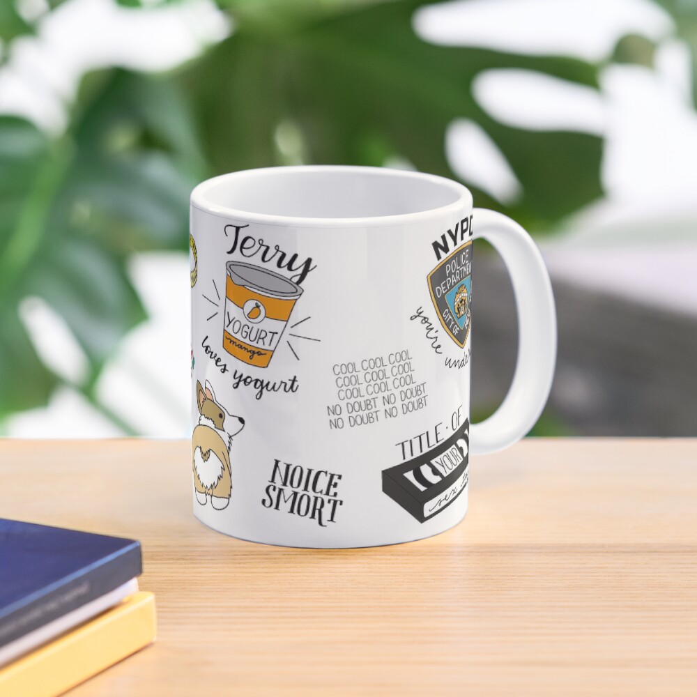 Brooklyn Nine Nine TV Show Art Mug