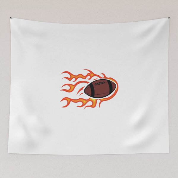 Item preview, Football Ball on Fire designed and sold by PepaAnaRB.