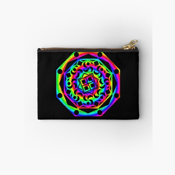 Item preview, Psychedelic Rainbow Mandala or Kaleidoscope in Sixties Hippie Flower Power Colors designed and sold by FELSENSTEIN.