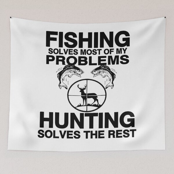 Item preview, FISHING SOLVES MOST PROBLEMS designed and sold by CalliopeSt.
