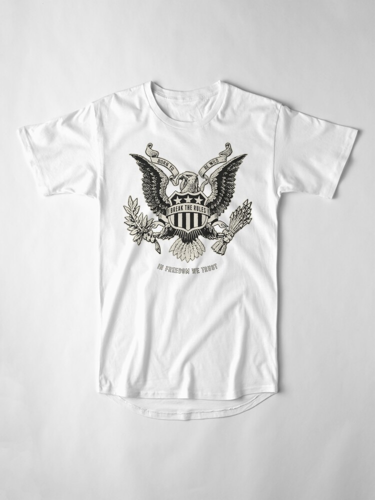 T-shirt long ''Freedom' : autre vue