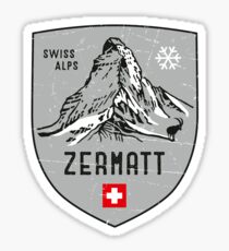 Zermatt Schweiz Wappen Sticker