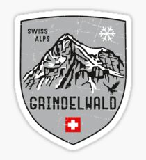 Grindelwald Schweiz Wappen Sticker