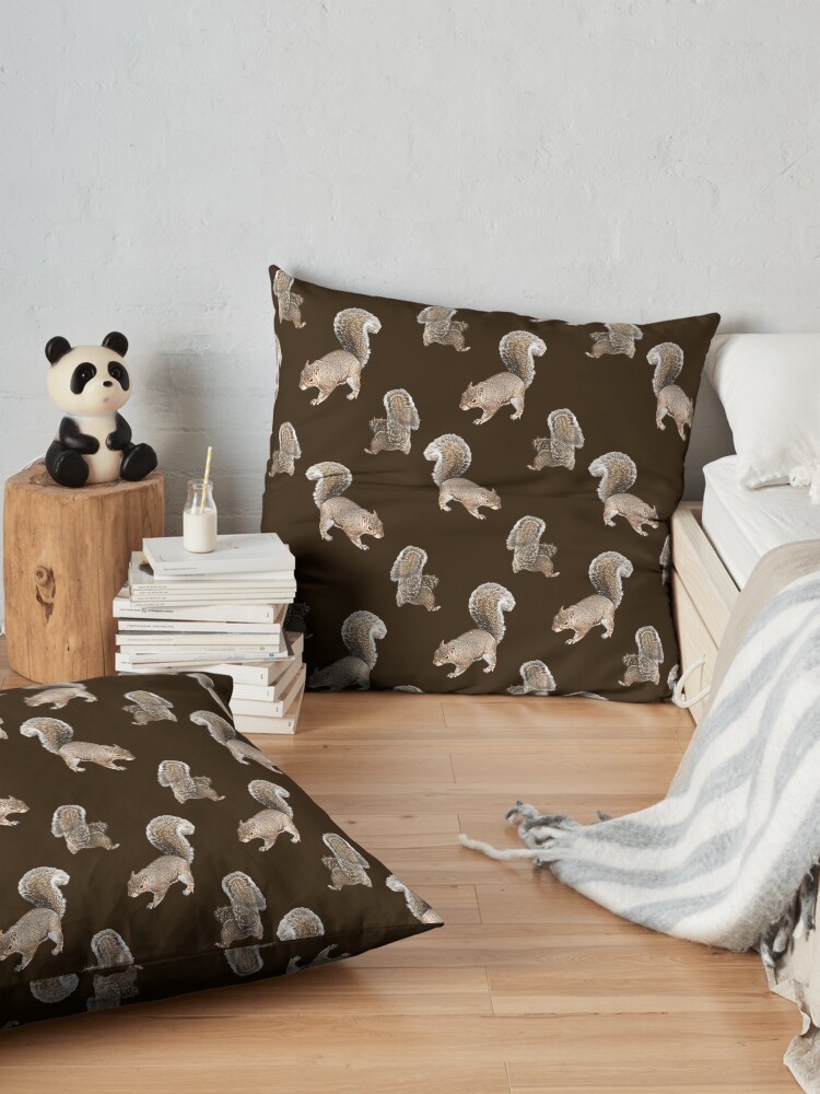Alternate view of Squirreling Floor Pillow