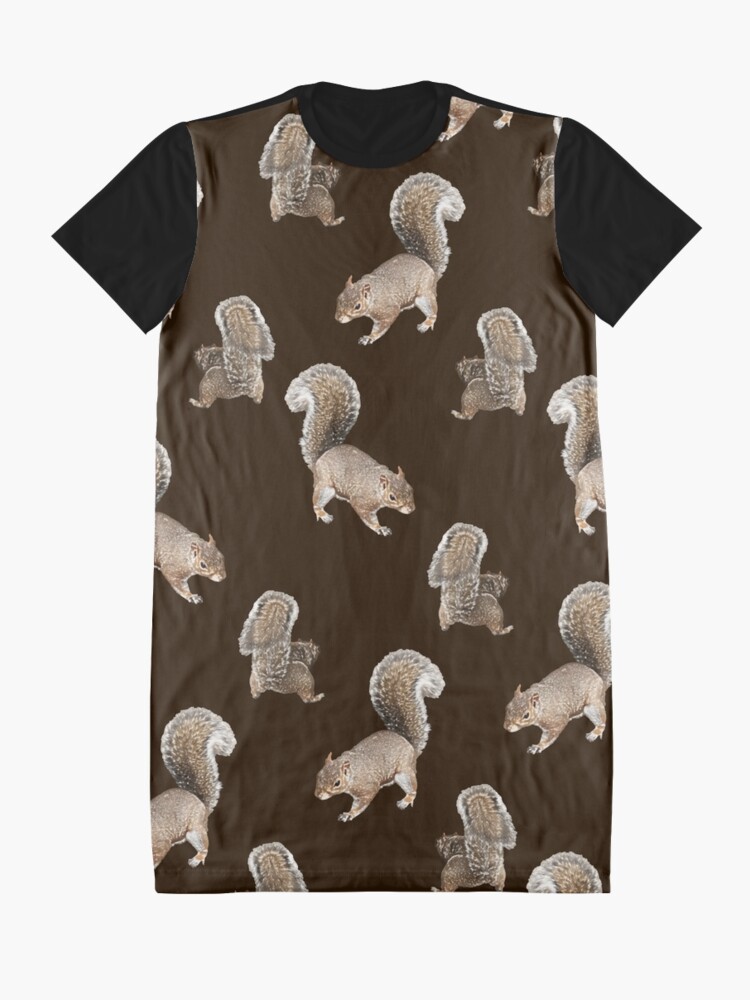 Alternate view of Squirreling Graphic T-Shirt Dress
