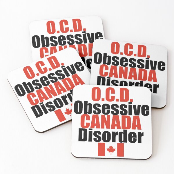 Item preview, Obsessive Canada Disorder Canadian Flag designed and sold by Epic Love Designs.