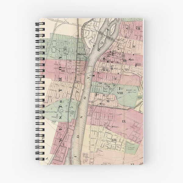 Item preview, Mapa Vintage de Troy NY (1874) designed and sold by BravuraMedia.