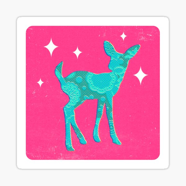 Xmas Bambi Sticker