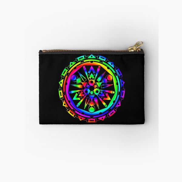Item preview, Psychedelic Rainbow Mandala or Kaleidoscope in Sixties Hippie Flower Power Colors designed and sold by FELSENSTEIN.
