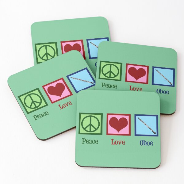 Item preview, Peace Love Oboe designed and sold by Epic Love Designs.