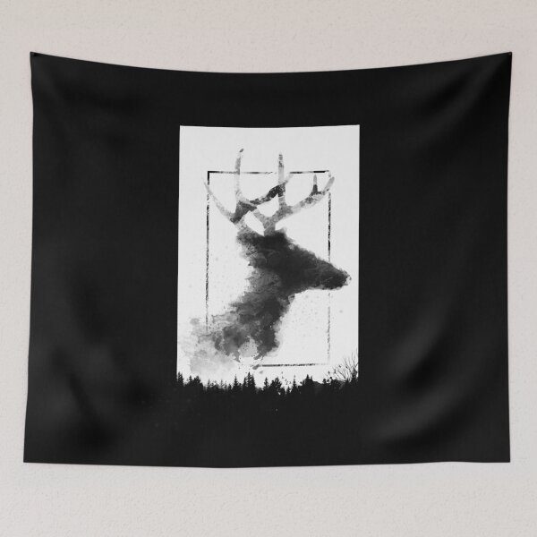 Item preview, Abstract Deer 2 designed and sold by bomberdesings.