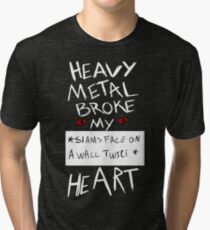 Fall Out Boy Centuries - Heavy Metal Broke My Heart Tri-blend T-Shirt