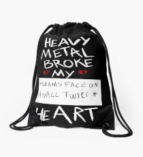 Fall Out Boy Centuries - Heavy Metal Broke My Heart Drawstring Bag