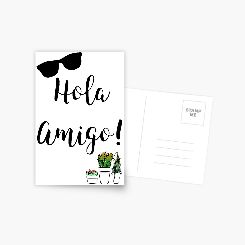 Hola Amigo Christmas Gift Card