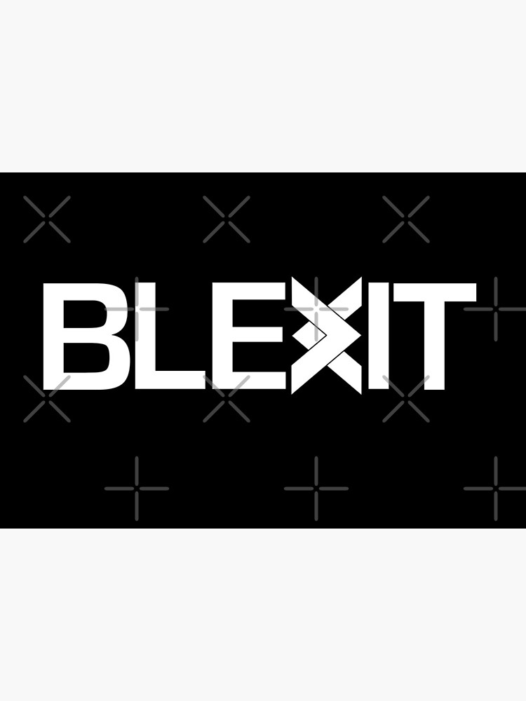 Blexit Meme Meaning Black Exit Art Board Print By Zeenzeenarts Redbubble