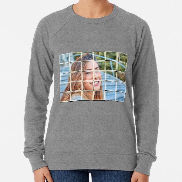 Mosaic of a beautiful woman Lightweight Sweatshirt
