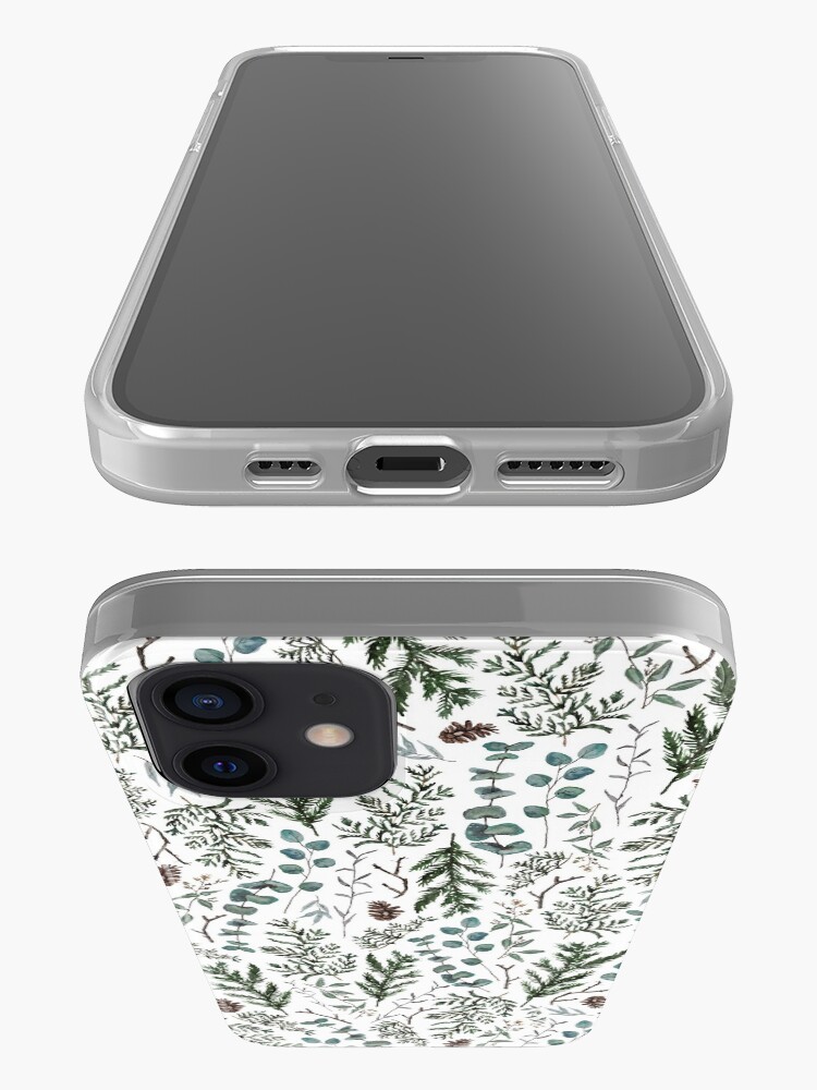 Alternate view of Pine and Eucalyptus Greenery iPhone Case & Cover
