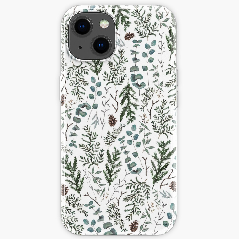 Pine and Eucalyptus Greenery iPhone Case