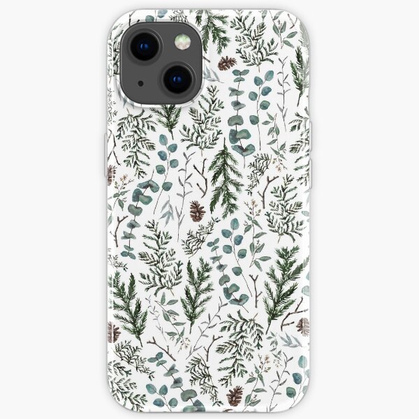 Pine and Eucalyptus Greenery iPhone Soft Case