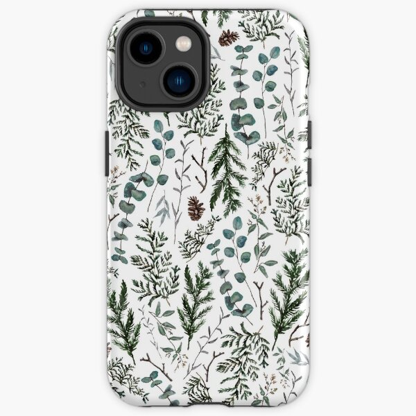 Pine and Eucalyptus Greenery iPhone Tough Case