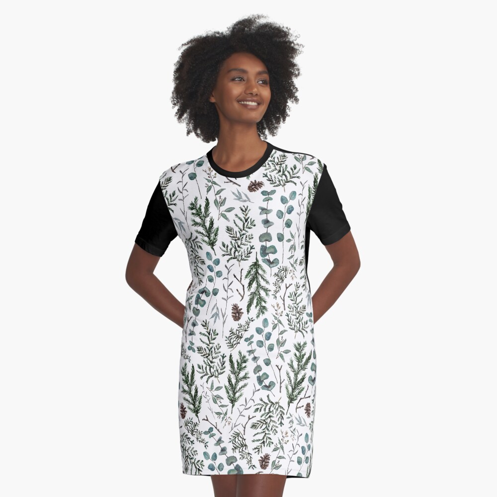 Item preview, Graphic T-Shirt Dress designed and sold by theKindredPines.