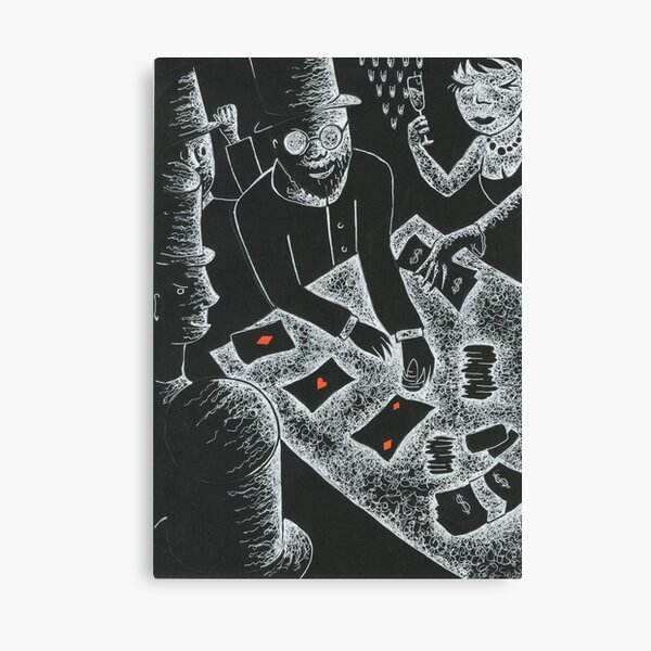 Joseph Weil and the Faro Bank Con Canvas Print