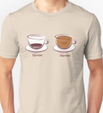Espresso/Depresso Unisex T-Shirt