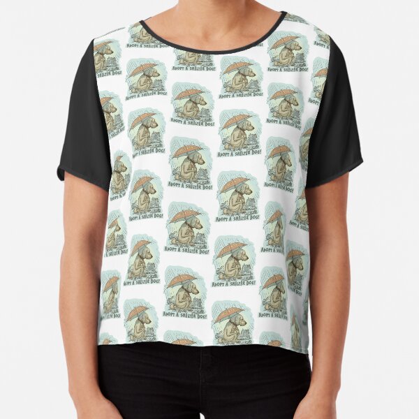 Adopt a Shelter Dog Chiffon Top