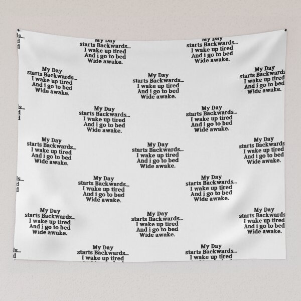 Item preview, Day starts backwards designed and sold by dtino.