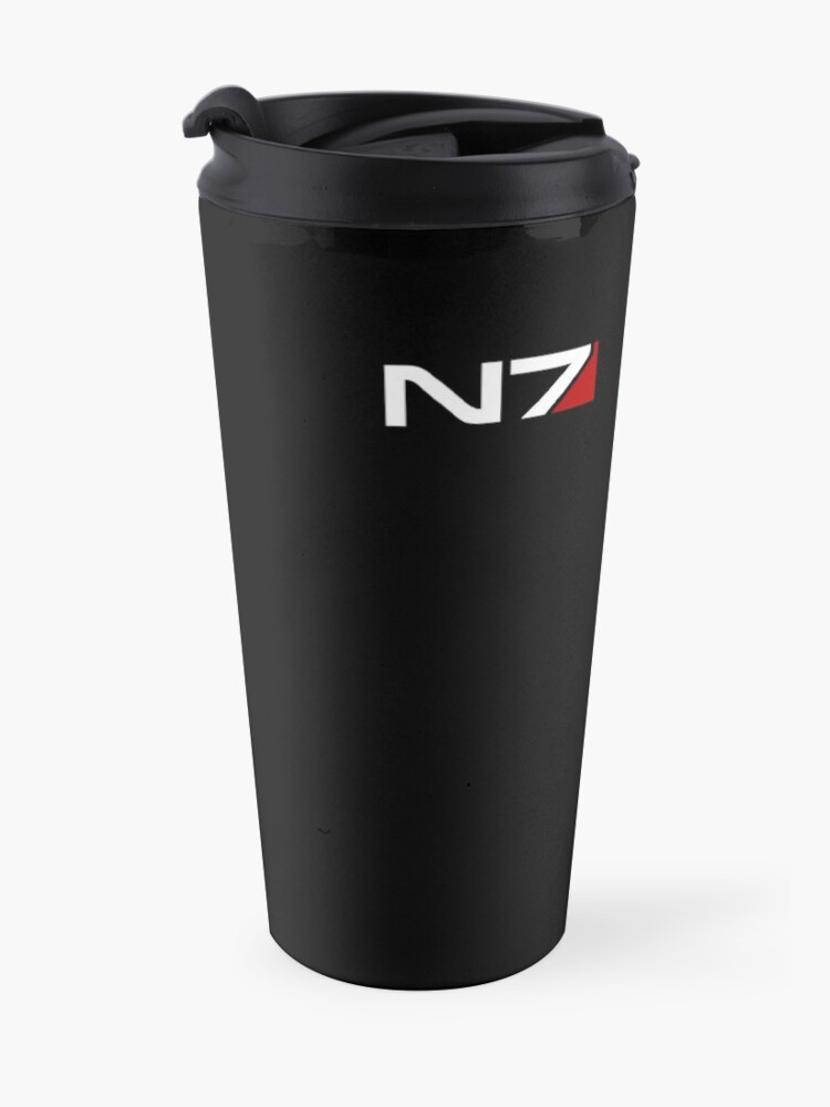 Alternate view of N7 Mass effect emblem! Travel Mug