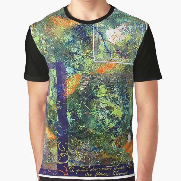 Fenêtre sur le jardin T-shirt graphique