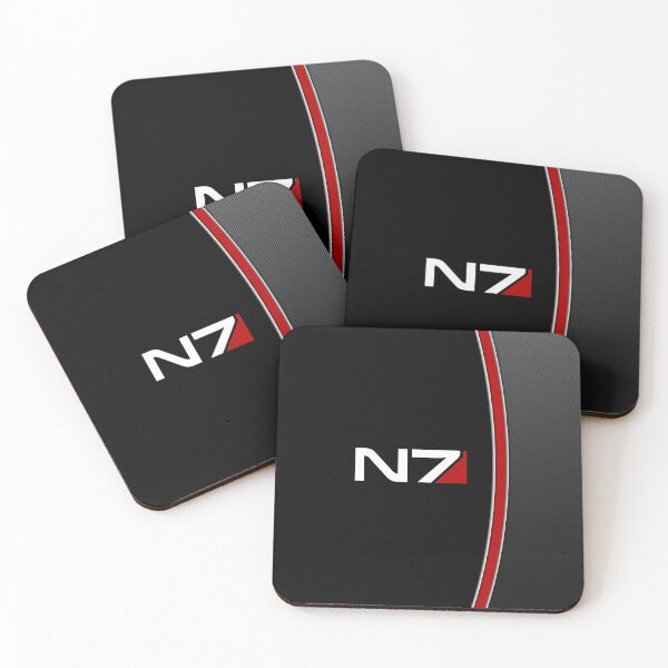 N7 Mass effect emblem! Coasters (Set of 4)