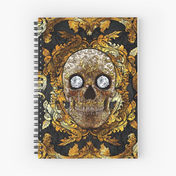 Item preview, Ornamented Gold Skull designed and sold by Abysm Internal.