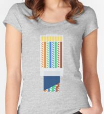 RJ45 - Ethernet Women's Fitted Scoop T-Shirt