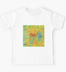 Abstract Butterfly Cat Kids T-Shirt
