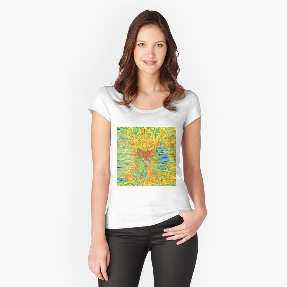 Item preview, Fitted Scoop T-Shirt designed and sold by blackhalt.