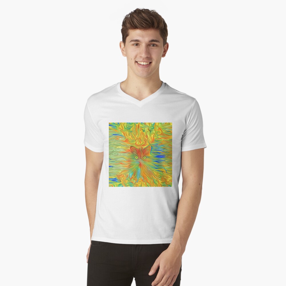 Item preview, V-Neck T-Shirt designed and sold by blackhalt.